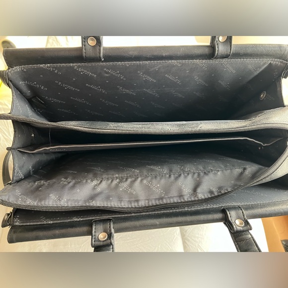U.S. Luggage New York Laptop Organizer Briefcase - Picture 6 of 6